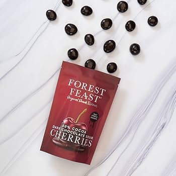 Forest Feast 60% Cocoa Dark Chocolate Sour Cherries 120g