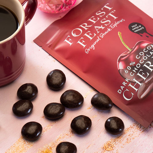 Forest Feast 60% Cocoa Dark Chocolate Sour Cherries 120g