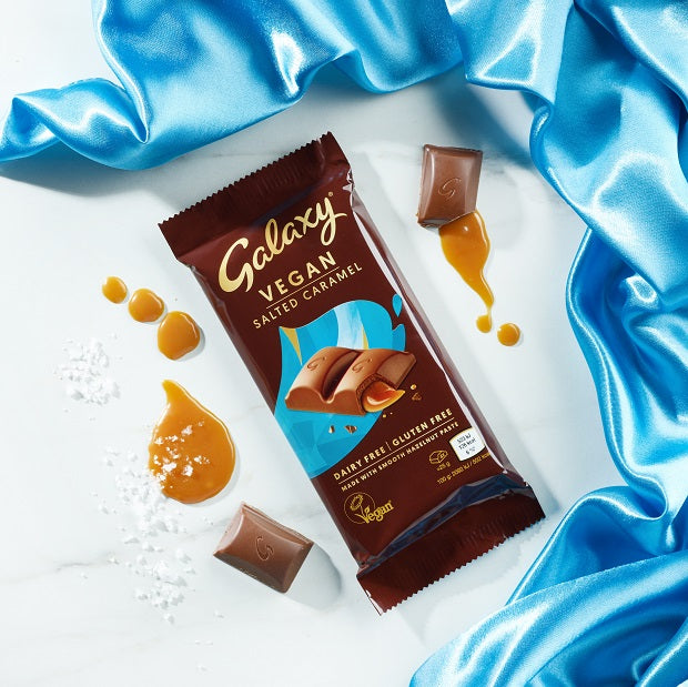 Galaxy Vegan Salted Caramel Chocolate Bar 100g