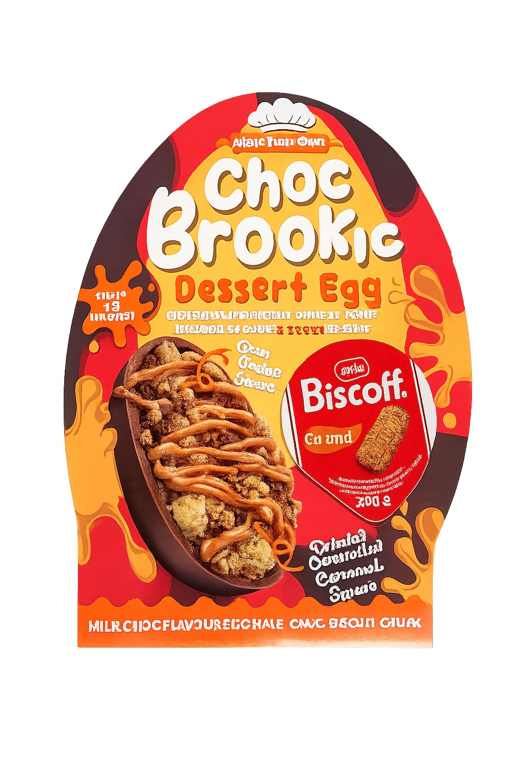 Choc Cookie Dessert Egg – Biscoff® Edition