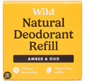 Wild Natural Deodorant Refill Amber & Oud 40g