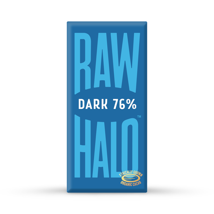 Raw Halo Vegan Pure Dark Raw Chocolate 70g
