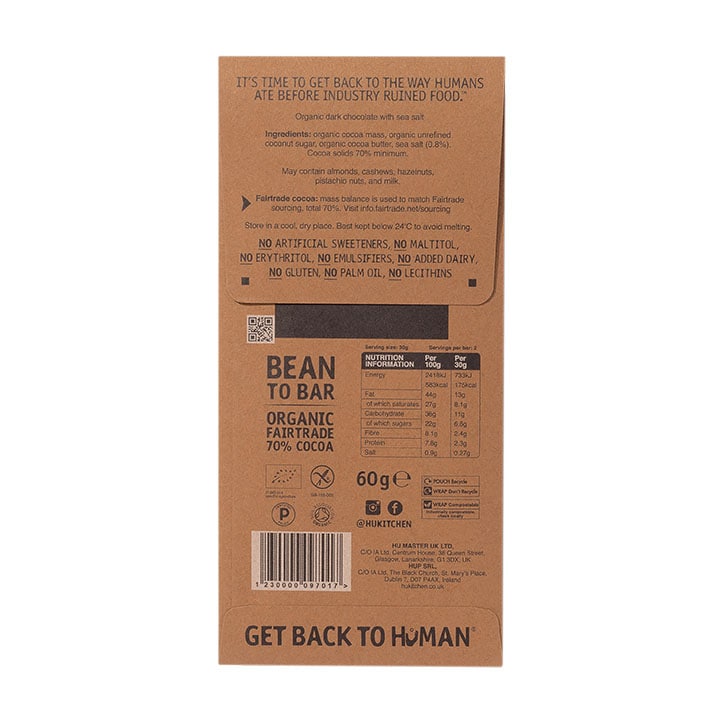 Hu Salty Dark Chocolate Bar 60g