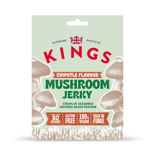 Kings Smoked Chipotle Mushroom Jerky 25g