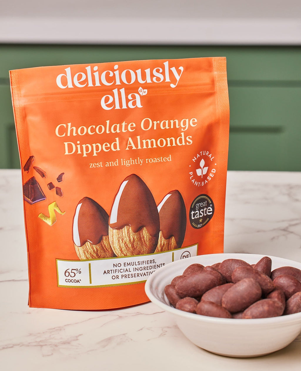 Deliciously Ella Chocolate Orange Dipped Almonds 81g