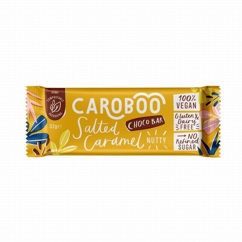 Caroboo Salted Caramel Carob Choco Bar 35g