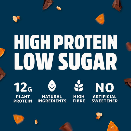Trek High Protein Low Sugar Choc Caramel Flavour 3 x 44g
