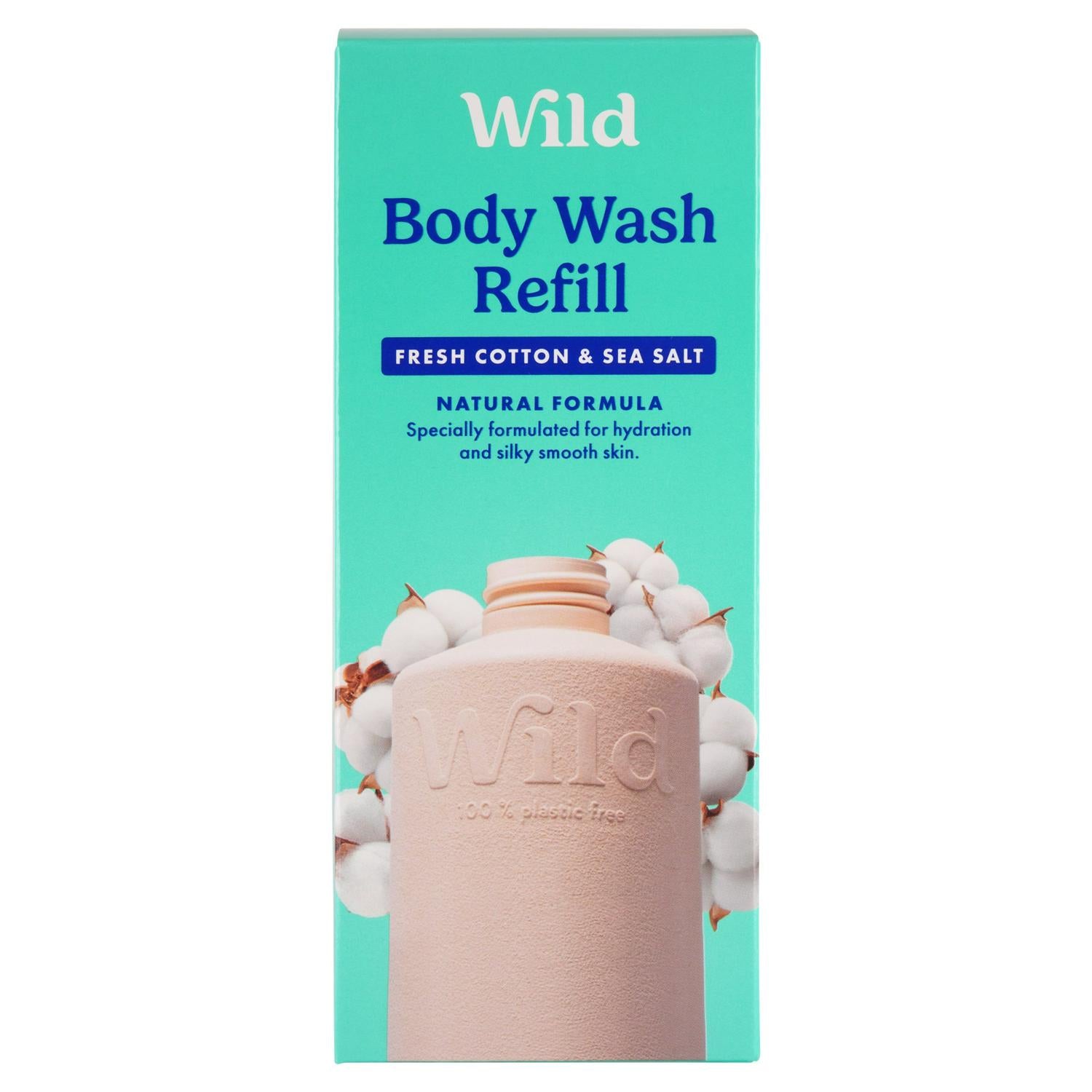 Wild Fresh Cotton & Sea Salt Body Wash Refill 300ml
