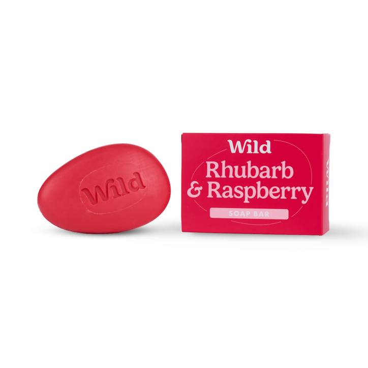 Wild Rhubarb & Raspberry Soap Bar 125g
