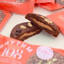 Rhythm108 Swiss Chocolate Peanut Butter Soft Baked Filled Cookie 50g