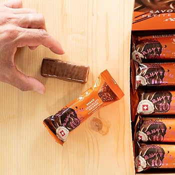 Rhythm108 Swiss Vegan Orange Bar with Dark Chocolate 33g
