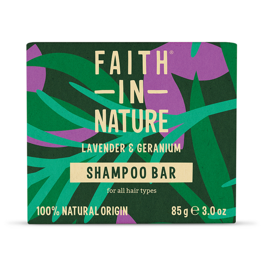 Faith in Nature - Shampoo Bar Lavender & Geranium 85g