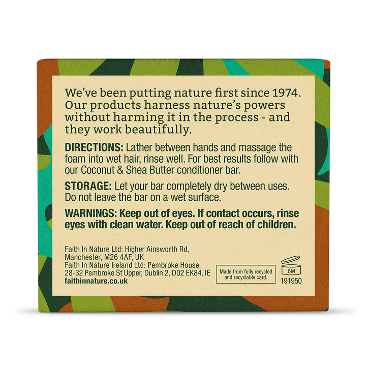 Faith in Nature - Shampoo Bar Coconut & Shea Butter 85g