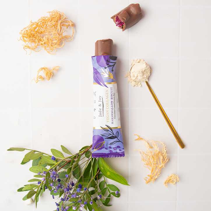 Jade & Joy Marshmallow Biscuit Vegan Collagen Protein Bar 50g