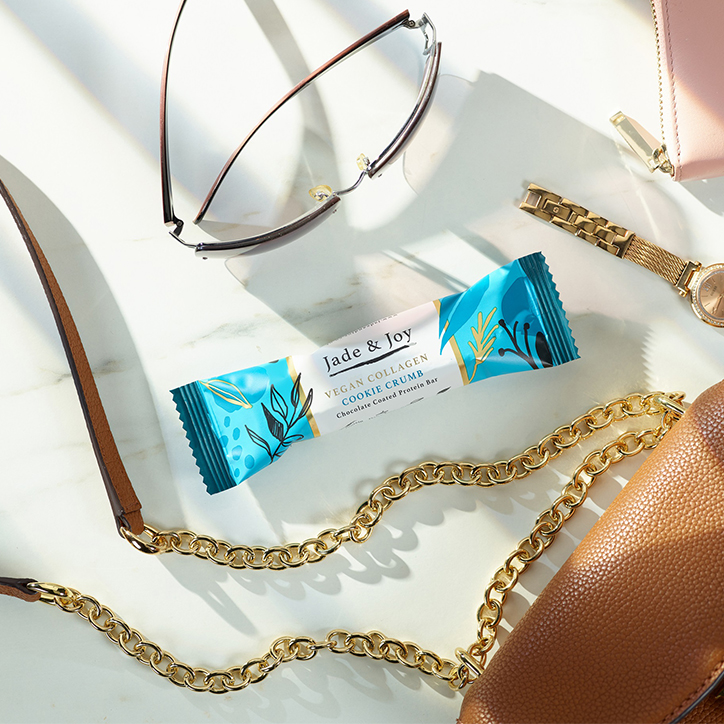 Jade & Joy Vegan Collagen Protein Bar, Cookie Crumb 50g