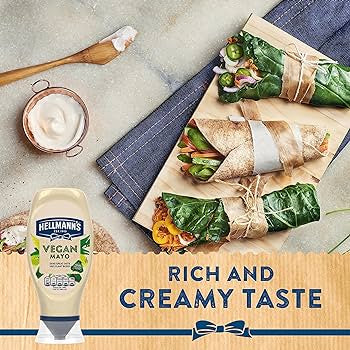 HELLMANN’S VEGAN SQUEEZY MAYONNAISE 430ML