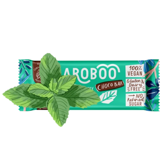 Caroboo Mint Carob Choco Bar 35g