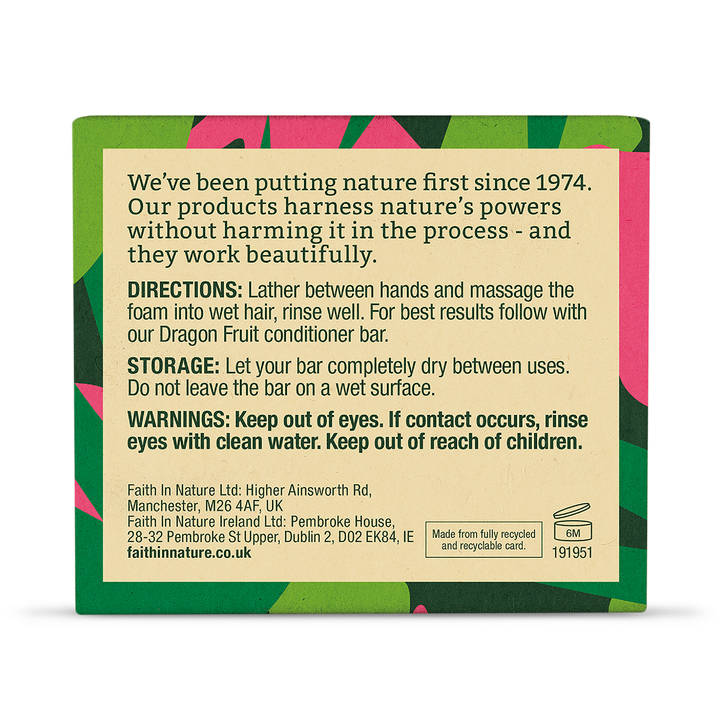 Faith in Nature Dragon Fruit Shampoo Bar 85g