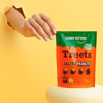 Candy Kittens Treets Salted Peanuts Bag 120g