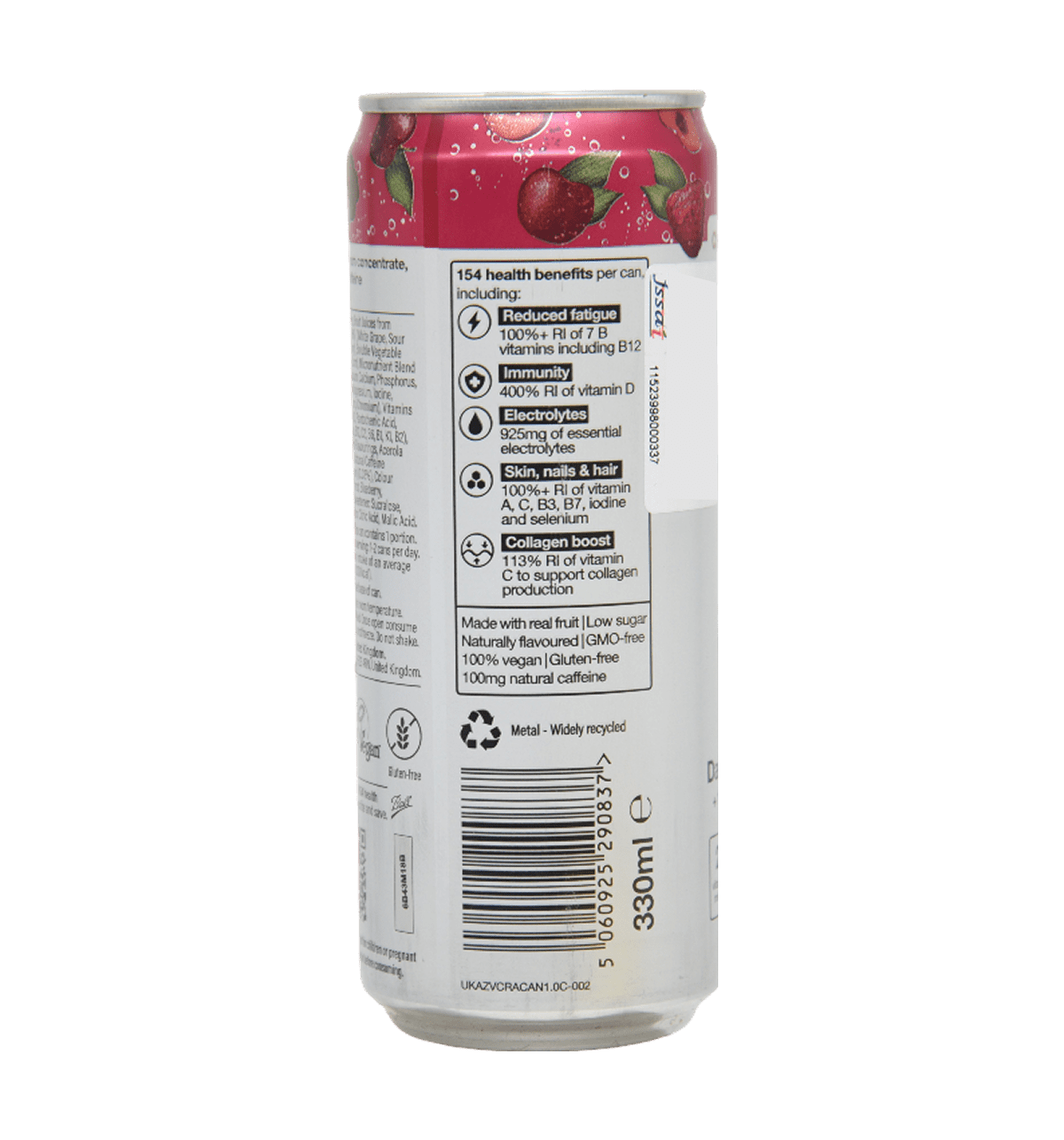 Huel Cherry & Raspberry Daily A-Z Vitamin Drink 330ml