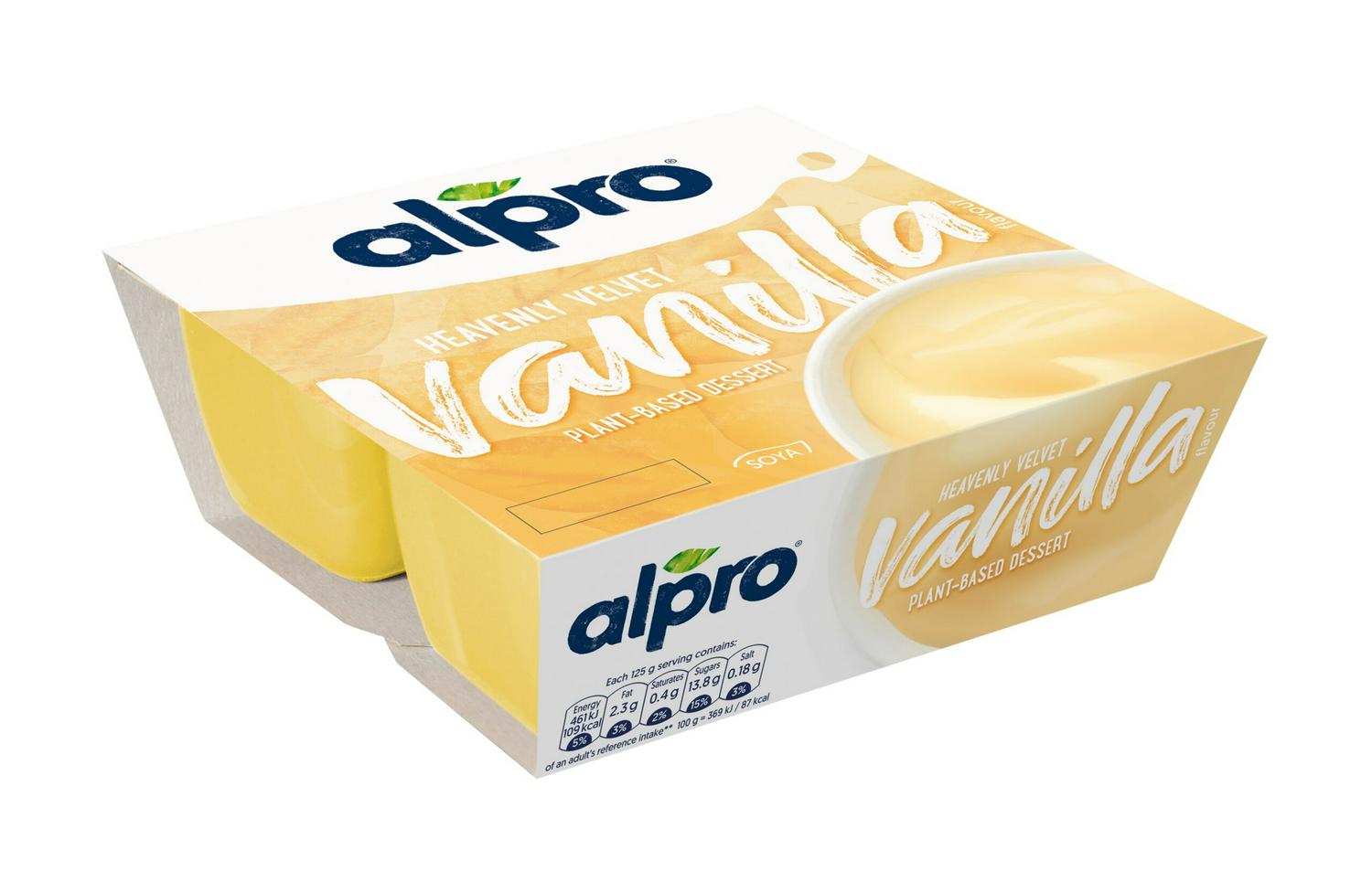 Alpro Velvet Vanilla Dessert 4x125g