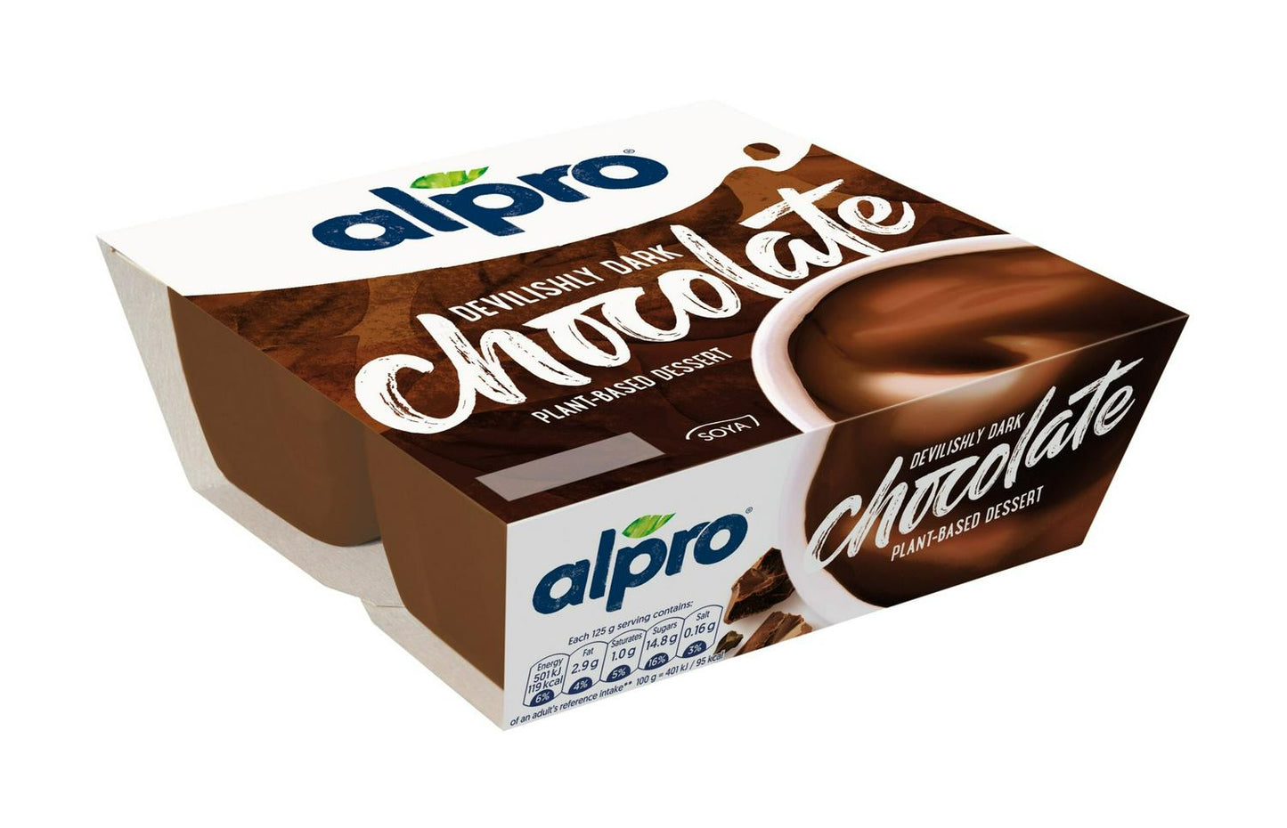 Alpro Dark Chocolate Dessert 4x125g