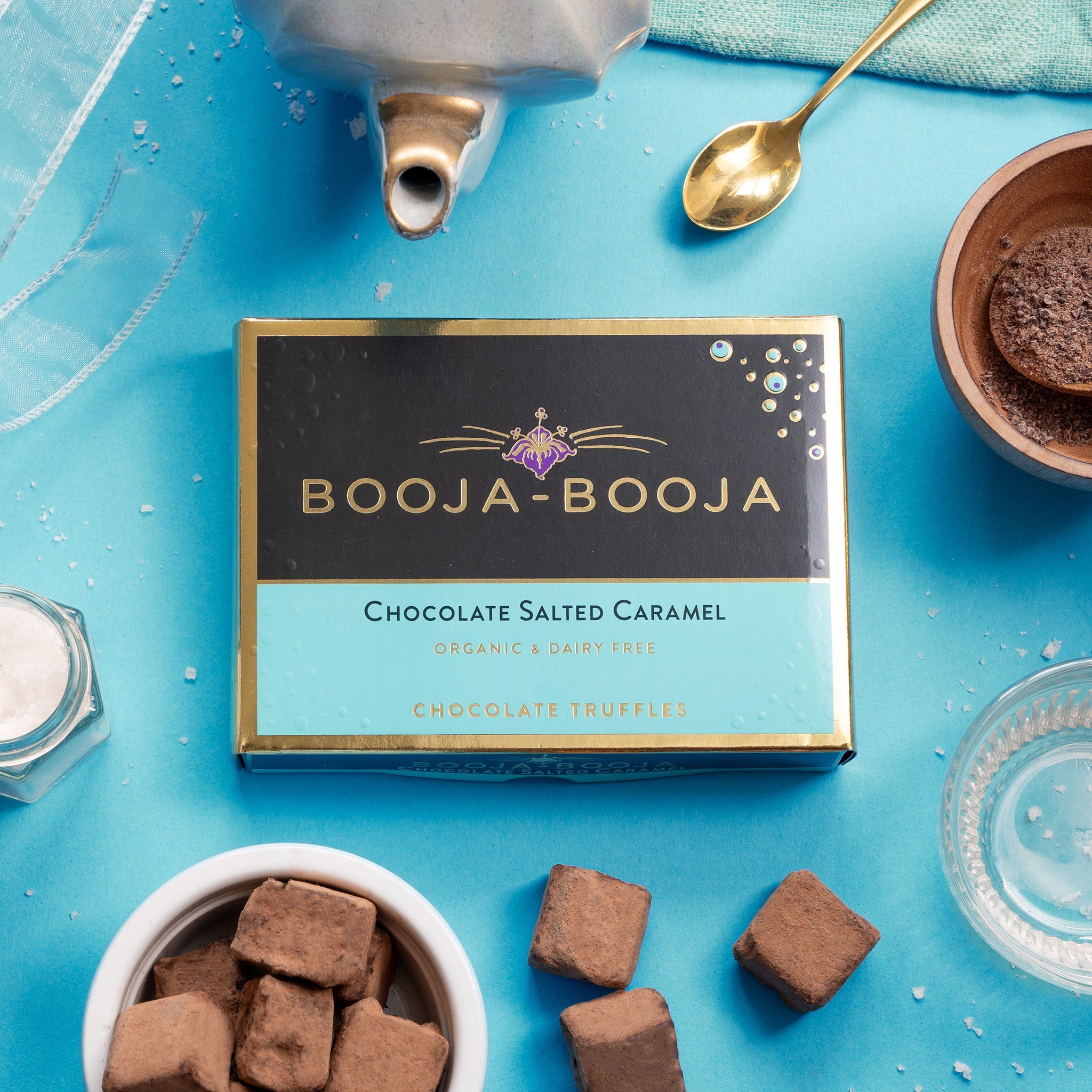 Booja-Booja Organic Chocolate Salted Caramel Truffles 92g