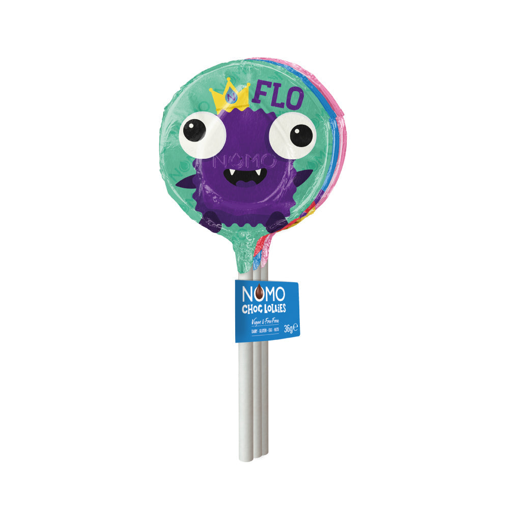 Nomo KIDS CREAMY CHOCOLATE LOLLIES 3x12g