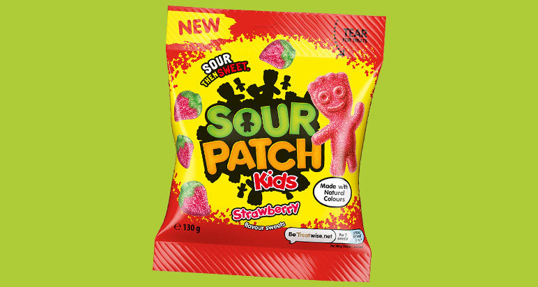 Sour Patch Kids Strawberry Sweets Bag 130g