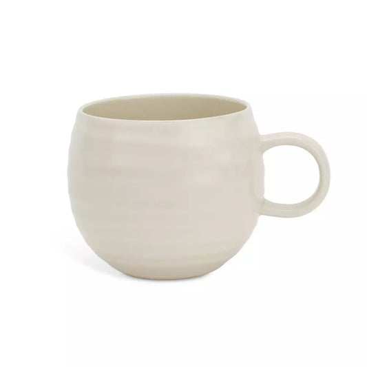 Habitat Ripple Stoneware Mugs - Cream Only 1 Cup