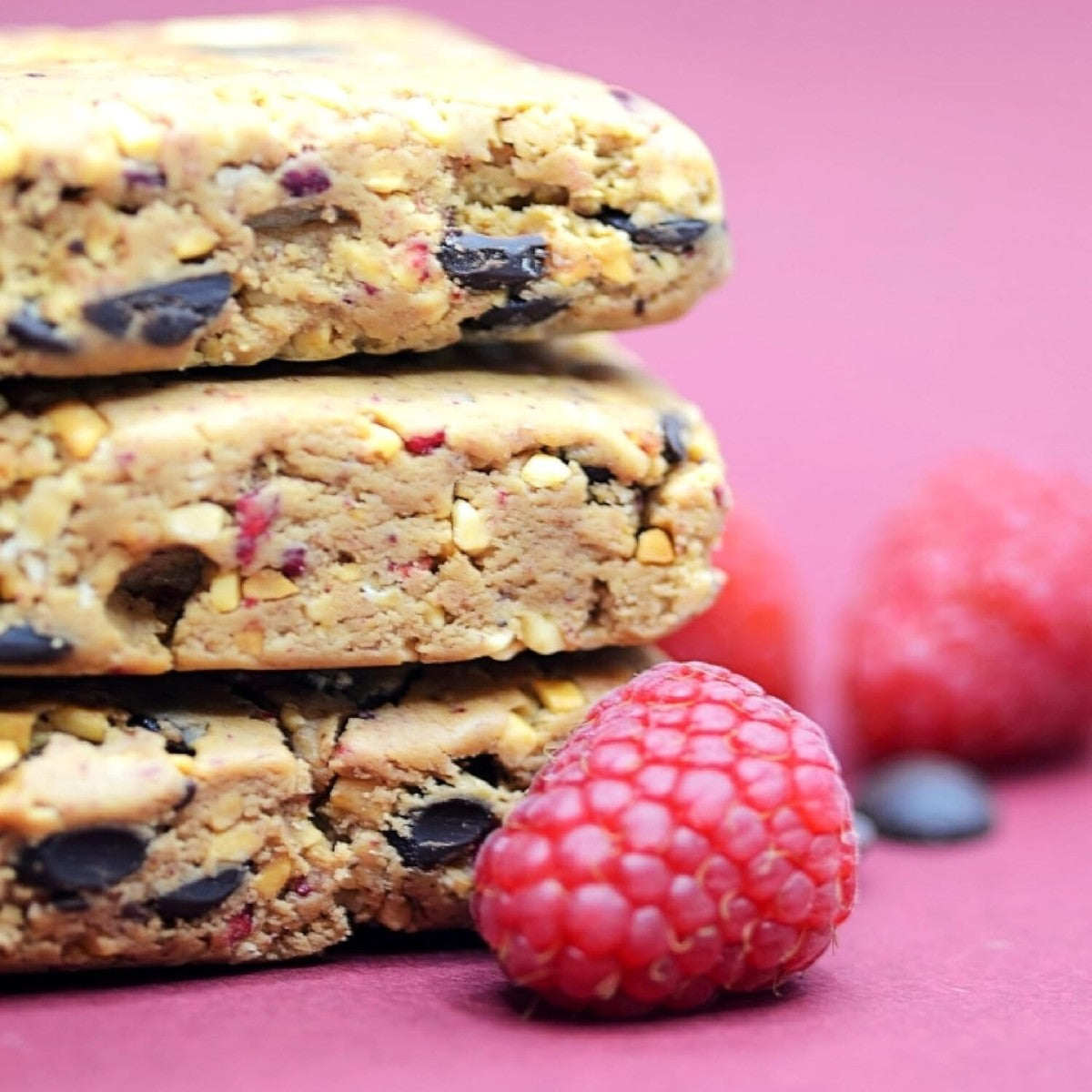 Pulsin Raspberry & Choc Chip Keto Bar 3 x 30g