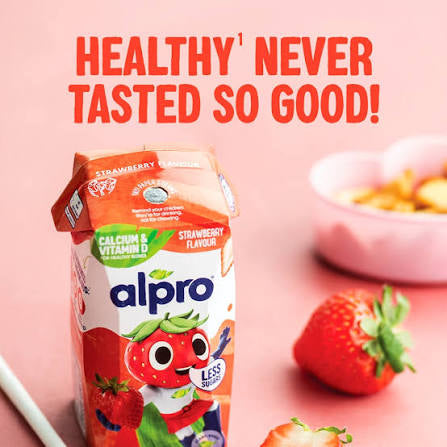Alpro Kids Soya Strawberry Long Life Dairy Free Drink 200ml
