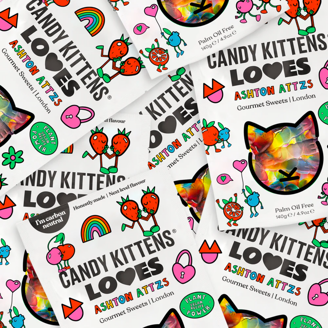 Candy Kittens Loves Ashton Attzs Gourmet Sweets 140g