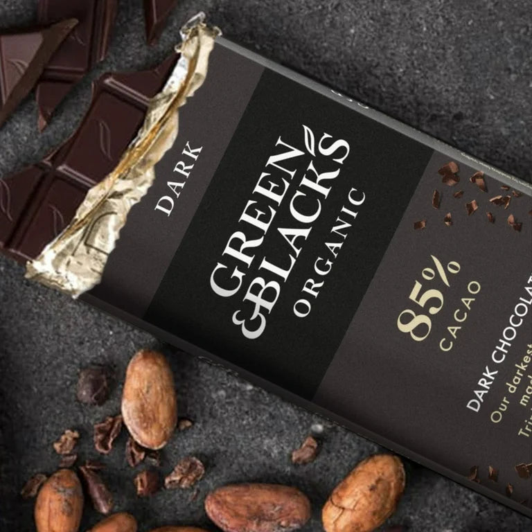 Green & Black's Organic 85% Dark Chocolate Bar 90g