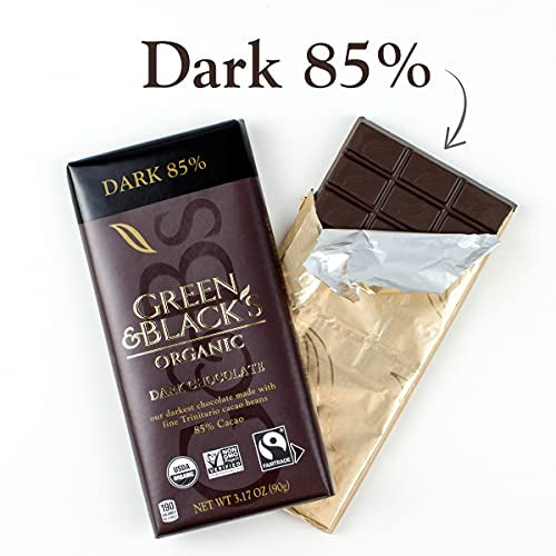 Green & Black's Organic 85% Dark Chocolate Bar 90g