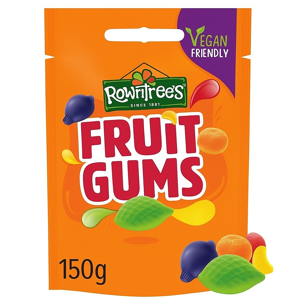 Rowntree's Fruit Gums Sweets Sharing Bag 150g