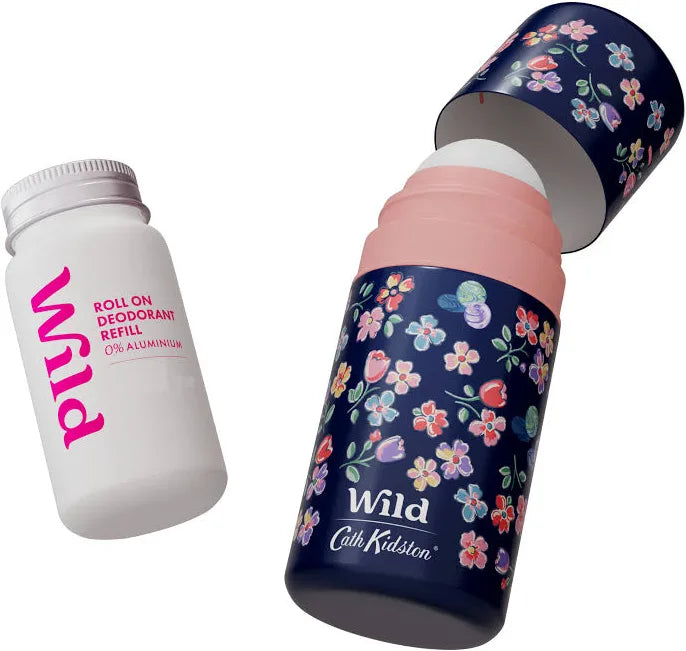Wild Cath Kidston Refillable Roll on Deodorant Coconut & Vanilla 50ml