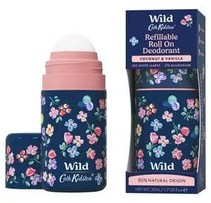 Wild Cath Kidston Refillable Roll on Deodorant Coconut & Vanilla 50ml