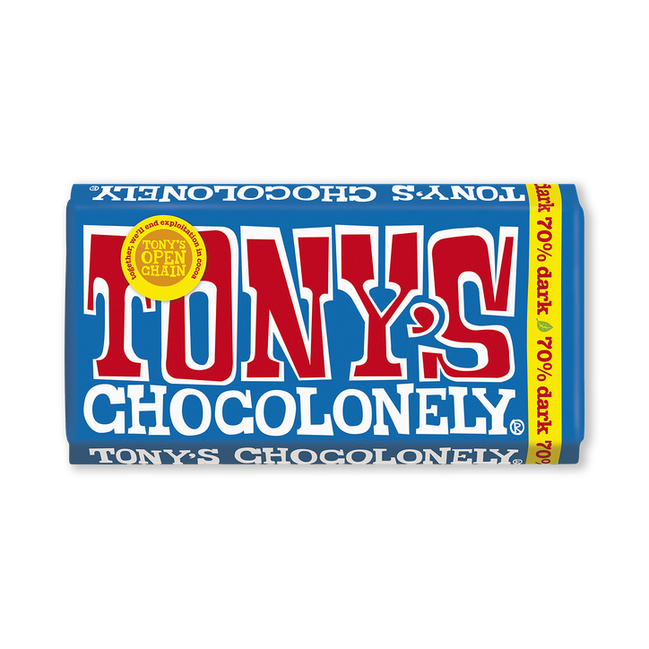 Tony's Chocolonely Extra Dark Chocolate 70% 180g