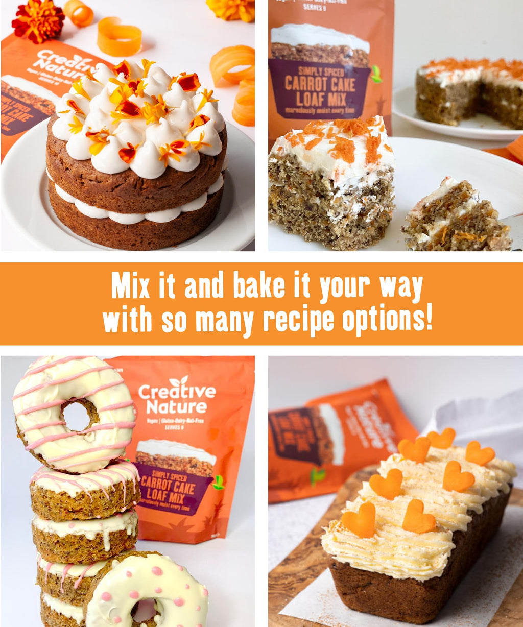 Creative Nature Carrot Cake Mix Simply Spiced 268g