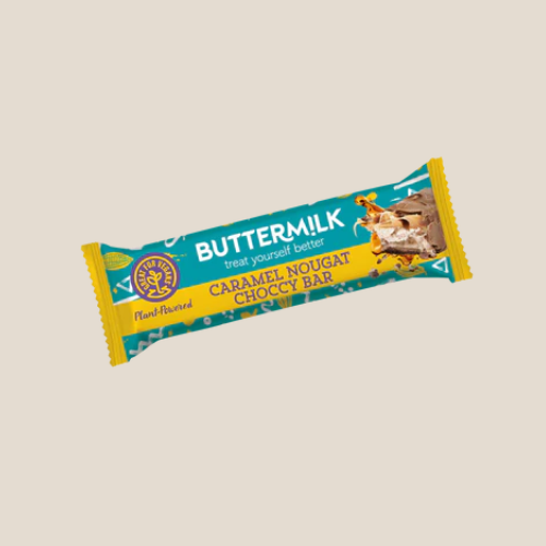 Buttermilk Caramel Nougat 40g - Vegan Snack Bar - Chocolate Ju