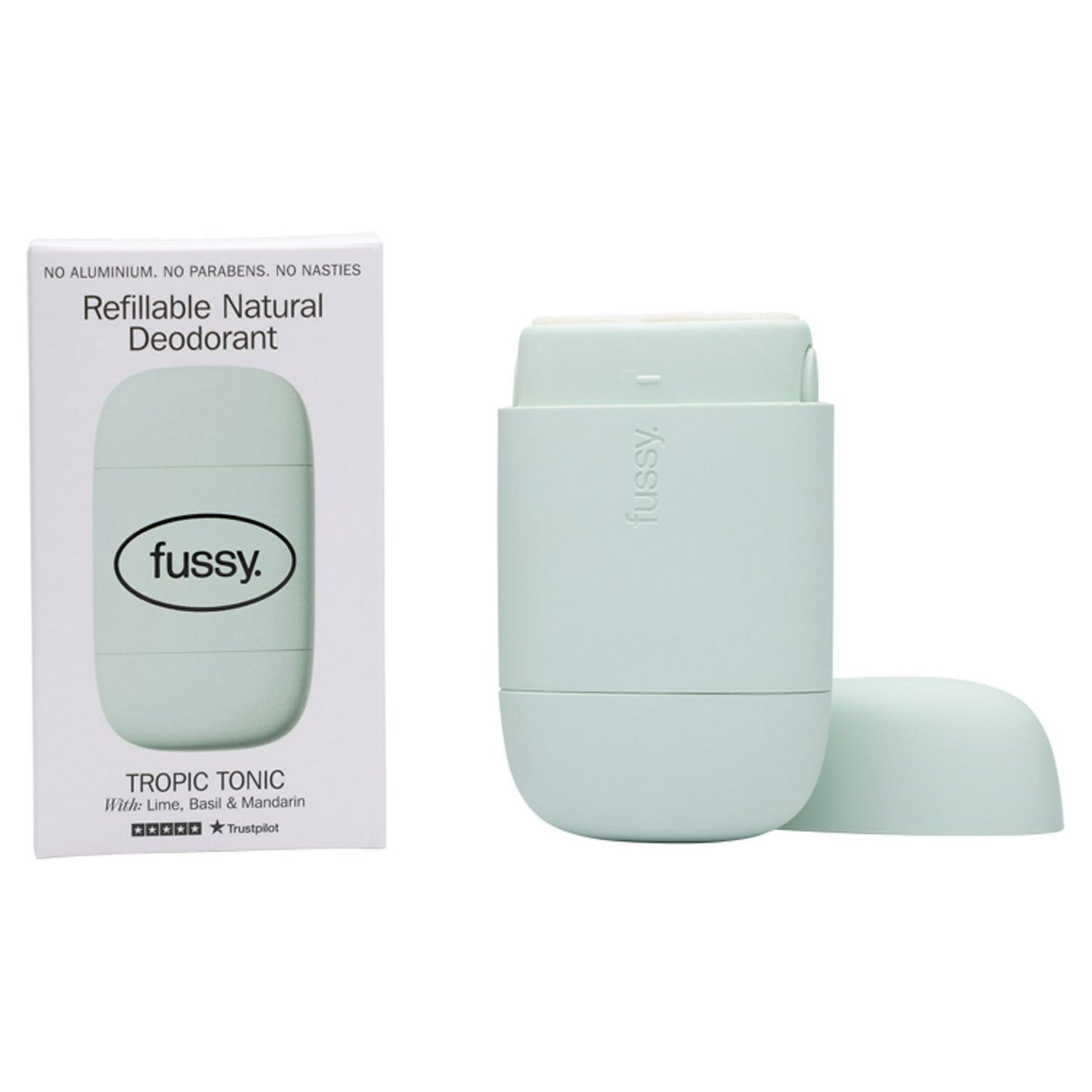 Fussy Refillable Natural Deodorant Tropic Tonic 40g