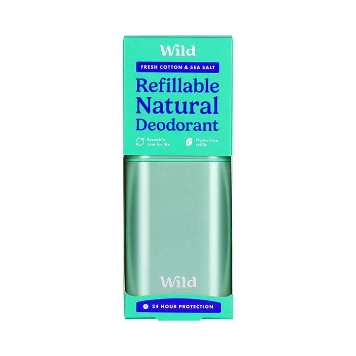 WILD Fresh Cotton & Sea Salt Deodorant Starter Pack