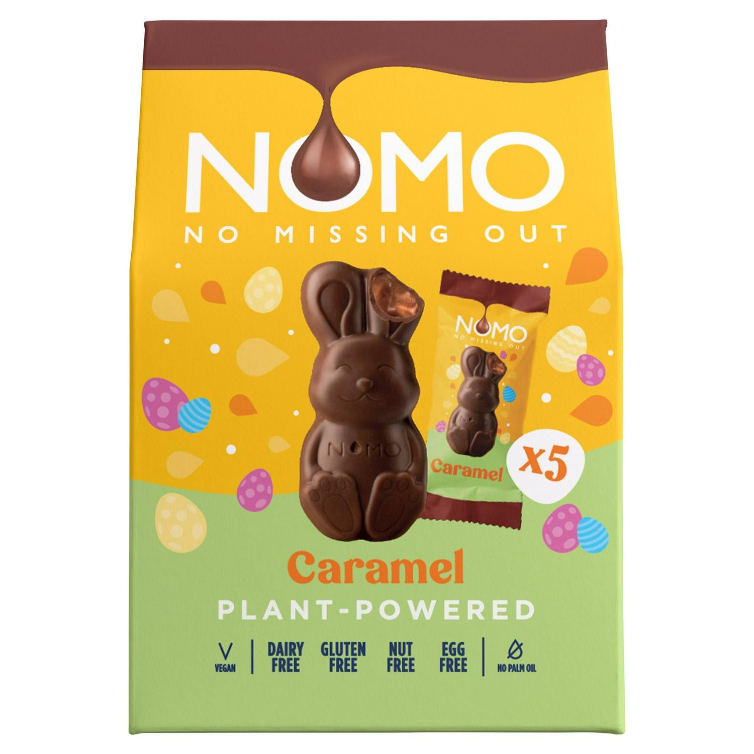 NOMO 5 Mini Caramel Bunnies Pack 53g