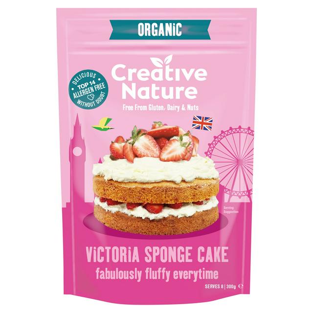 Creative Nature Organic Victoria Sponge Cake 300g