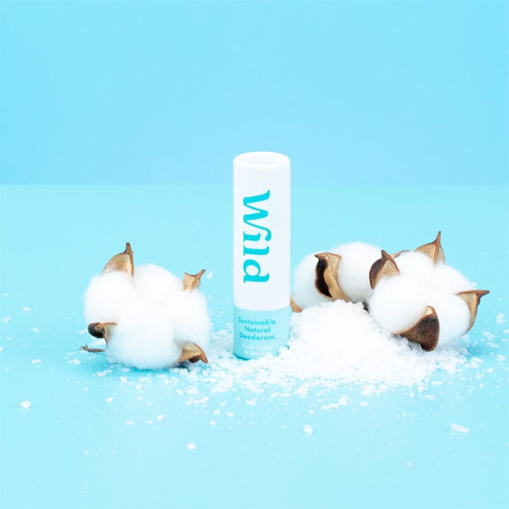 WILD Fresh Cotton & Sea Salt Mini Deodorant 16g