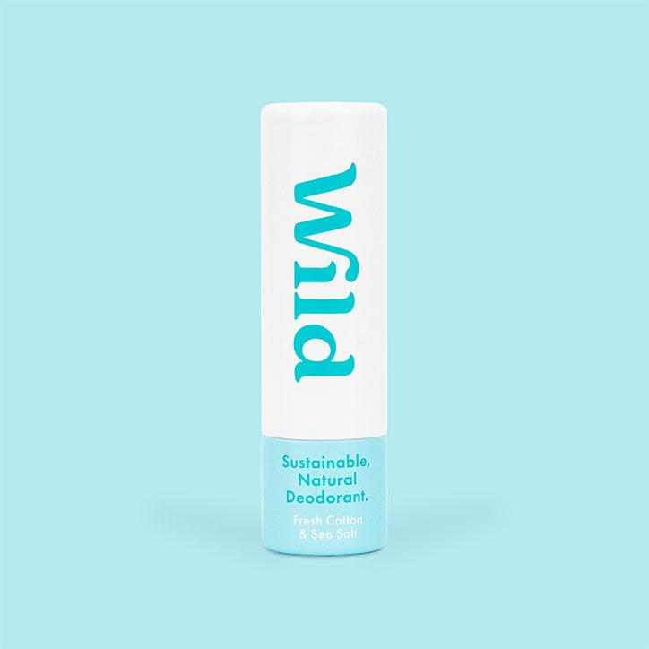 WILD Fresh Cotton & Sea Salt Mini Deodorant 16g