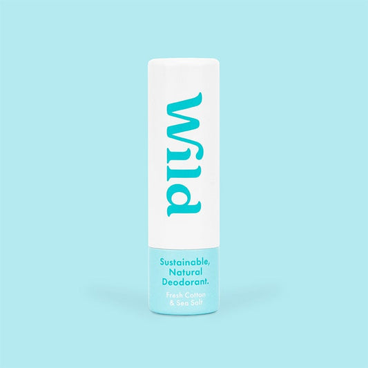WILD Fresh Cotton & Sea Salt Mini Deodorant 16g
