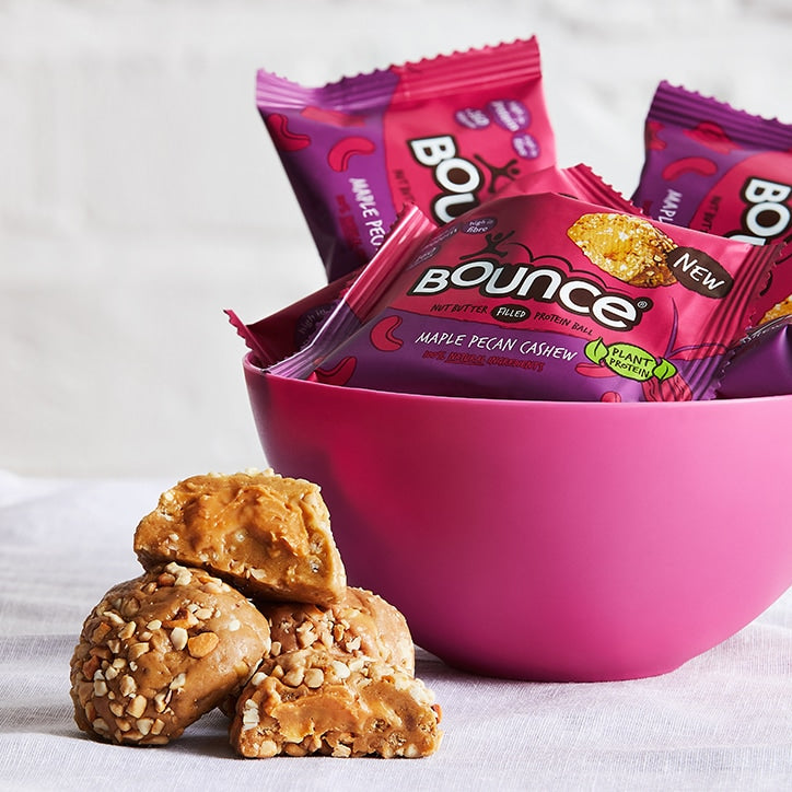 Bounce Cashew Butter Filled Maple & Pecan Plant Protein Ball 35g
