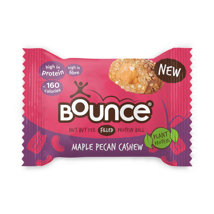 Bounce Cashew Butter Filled Maple & Pecan Plant Protein Ball 35g